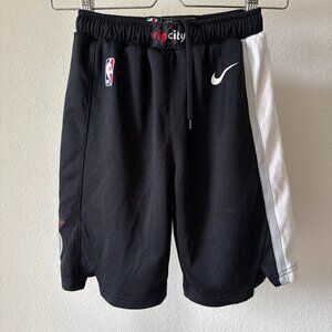 Nike Portland Trail Blazers Youth Swingman Shorts Black Size S